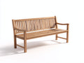 Banc de jardin - Bois - 162x59x87 cm - Naturel - Classique