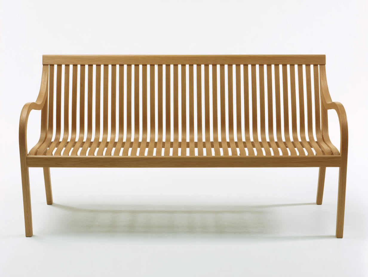 Banc de jardin - Bois - 166x61x82 cm - Naturel - Contemporain