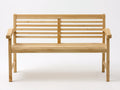 Banc de jardin - bois - 170x60x89 cm - beige - style naturel