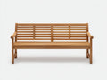 Banc de jardin - Bois - 150x57x88 cm - Naturel - Classique
