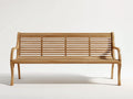 Banc de jardin - Bois - 156x58x84 cm - Naturel - Classique